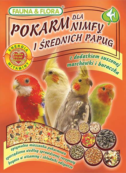 F-F POKARM DLA NIMFY FAUNA FLORA 500G