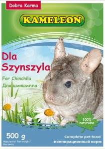 KAMELEON POKARM DLA SZYNSZYLA 500G   