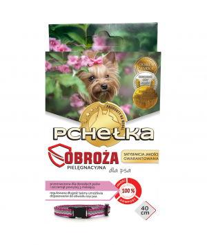 PCHEŁKA OBROŻA BEZZAP. DLA PSA 40CM 8055