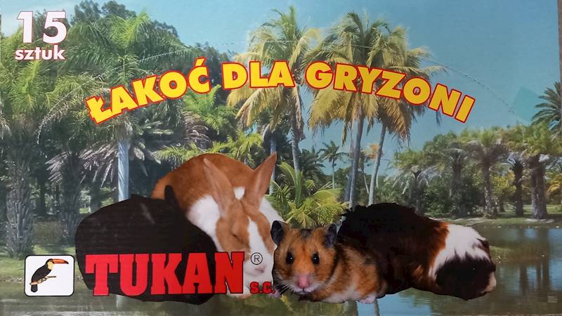 TUKAN BOMBONIERKA DLA GRYZONIA 15x2SZT
