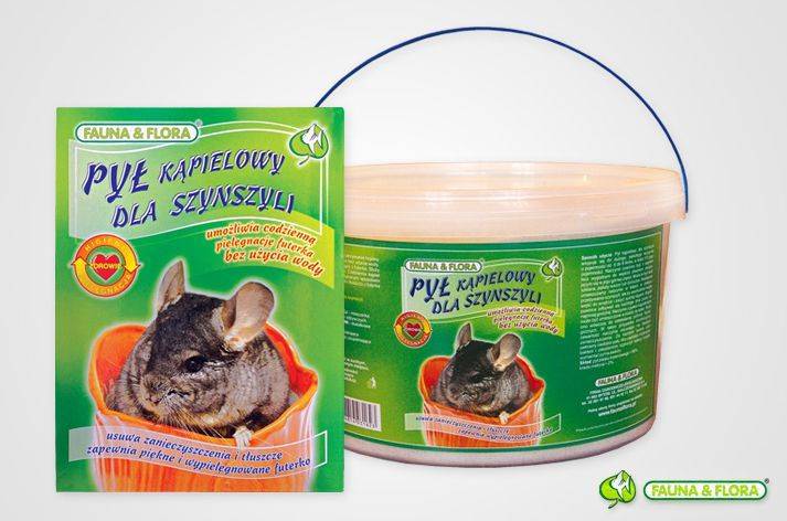 F-F PYŁ KĄPIELOWY DLA SZYNSZYLA 5KG FAUNA FLORA