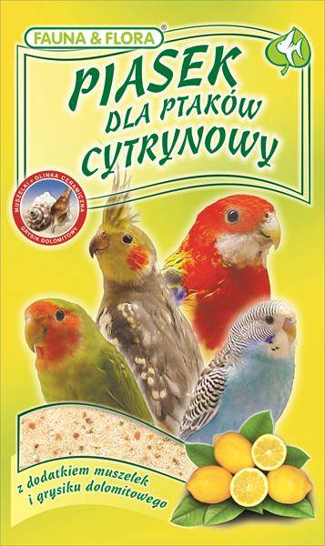 F-F PIASEK DLA PTAKÓW 2KG CYTRYNOWY