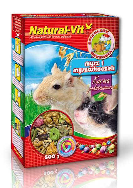 CERTECH SPICHLERZ DLA MYSZY I MYSZOSKOCZKÓW 500G