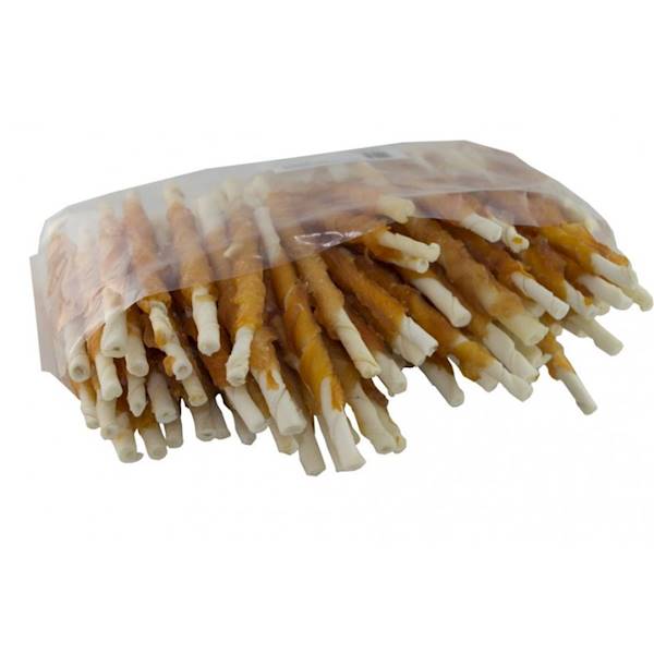 PZ FINE DOG SKÓRA BIAŁA OWIN. MIĘSEM KURCZAKA 500G