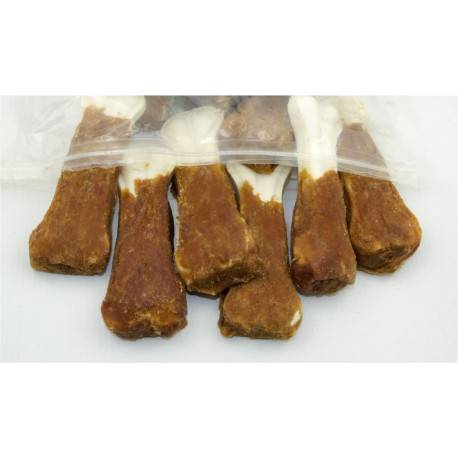 PZ KOŚĆ PRAS. Z MIĘSEM KACZKI 10CM/10SZT DK0084-2