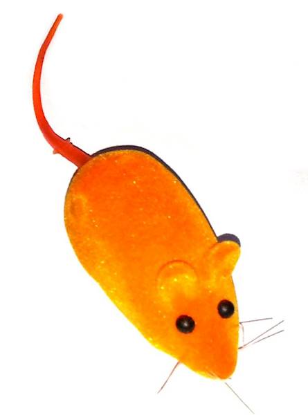 AQUAEL MYSZ PISZCZĄCA 6CM KOLOR MIX COMFY