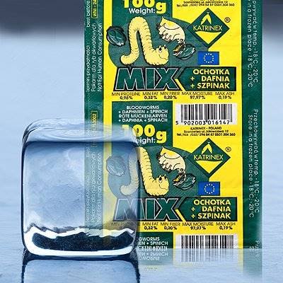 KT MIX OCHOTKA - DAFNIA+ SZPINAK MROŻONKA