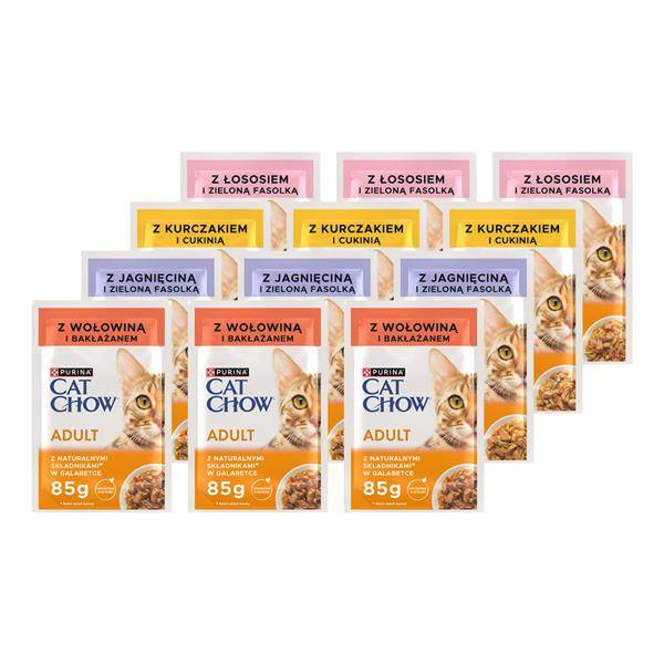 PURINA CAT CHOW SASZETKA 85G MIX SASZETKA