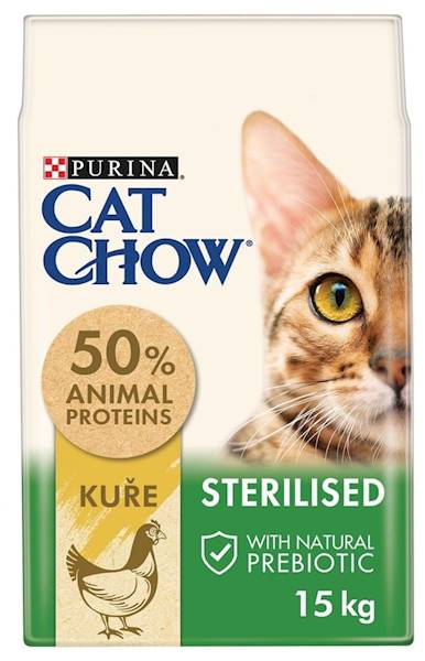 PURINA CAT CHOW 15KG STERILISED CHICKEN