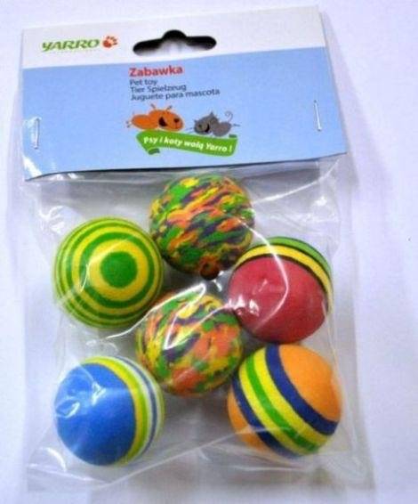 YARRO PIŁECZKI KOL. 3,5CM 6SZT