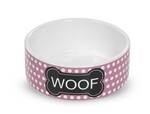 YARRO MISKA CERAMICZNA DLA PSA WOOF RÓŻOWA