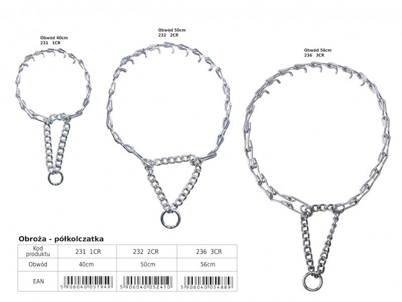 DINO OBROŻA PÓŁKOLCZ. (1/2) "1CR" 40CM