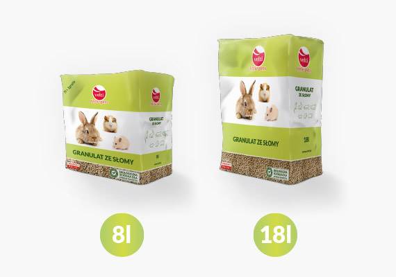 VELTI GRANULAT ZE SŁOMY 100% 15KG