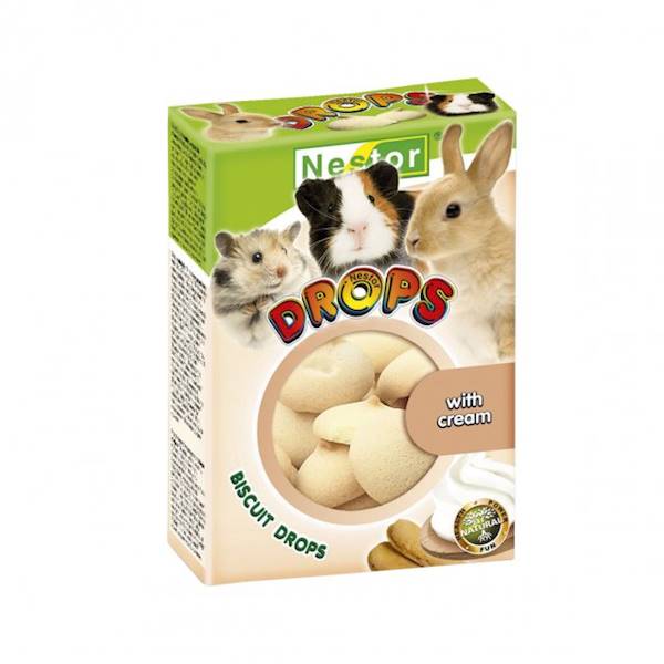 NESTOR DROPSY DLA GRYZONI ŚMIETANKOWO-KREMOWE 