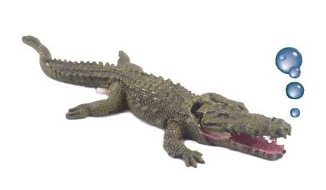 HP OZDOBA AKWARIOWA KROKODYL 17CM