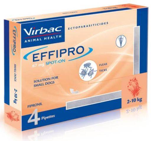 MED EFFIPRO S 4x0,67ML 2-10KG 67G