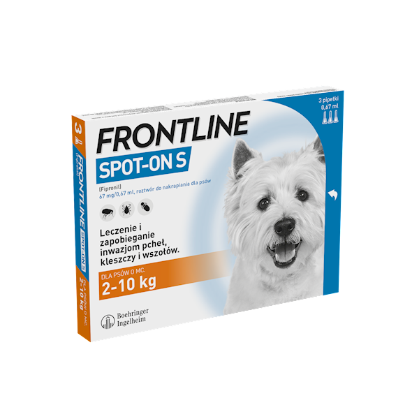 MED FRONTLINE SPOT-ON PSY S 2-10KG 3SZT