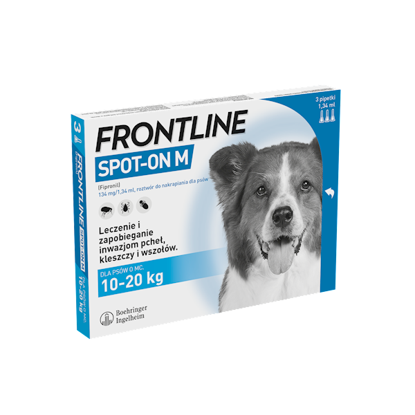MED FRONTLINE SPOT-ON PSY M 10-20KG 3SZT