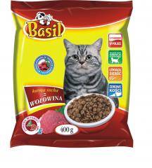 BASIL KOT 400G SUCHY WOŁOWINA