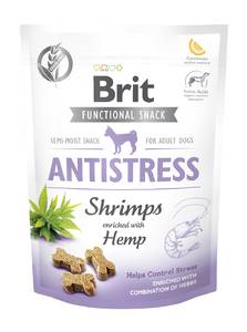 BRIT CARE DOG FUNCTIONAL SNACK SHRIMP ANTISTR 150G