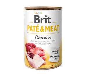 BRIT PATE & MEAT CHICKEN 400G 