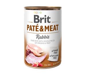 BRIT PATE & MEAT RABBIT 400G 