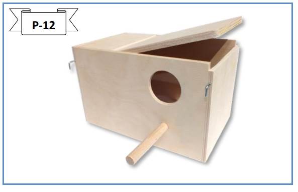 PINO Budka lęgowa dla Nimfy, duża do zamoc. wewn.