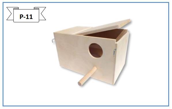 PINO BUDKA LĘGOWA DLA PAPUG WEWN. I ZEWN.