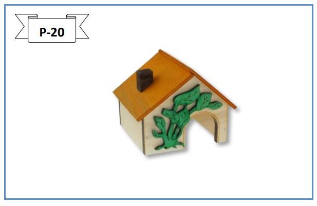 PINO Domek dla chomika dżun.o, robor. i myszki