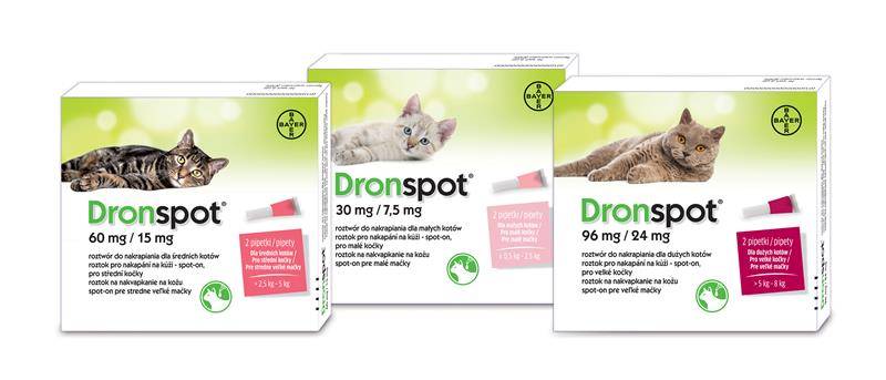 MED DRONSPOT 2x 0,35ML (30MG/7,5MG) MAŁY KOT