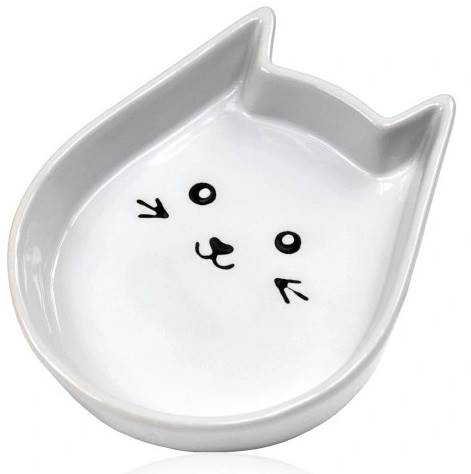 NB MISKA CERAMICZNA KITTY FACE 13x16x3 BIAŁY
