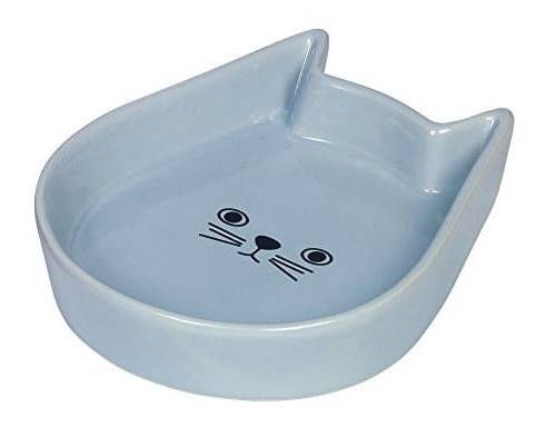NB MISKA CERAMICZNA KITTY FACE 13x16x3 BŁĘKITNY