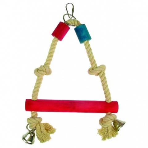 TAT HUŚTAWKA DREW+SZNUR+DZWON 33CM
