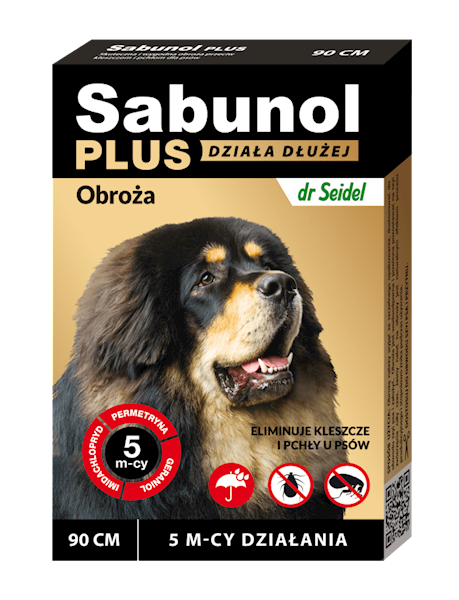 DR SABUNOL PLUS OBROŻA DLA PSA 90CM