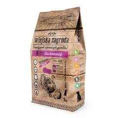 WIEJSKA ZAGRODA 9KG SZCZENIAK INDYK Z JABŁKIEM M