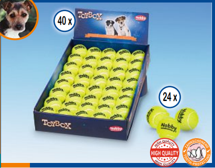 NB TENIS BALL Z DŹWIEKIEM S 5CM