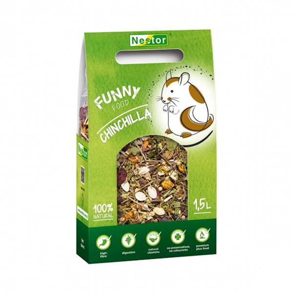 NESTOR FUNNY POKARM DLA SZYNSZYLA 1500ML