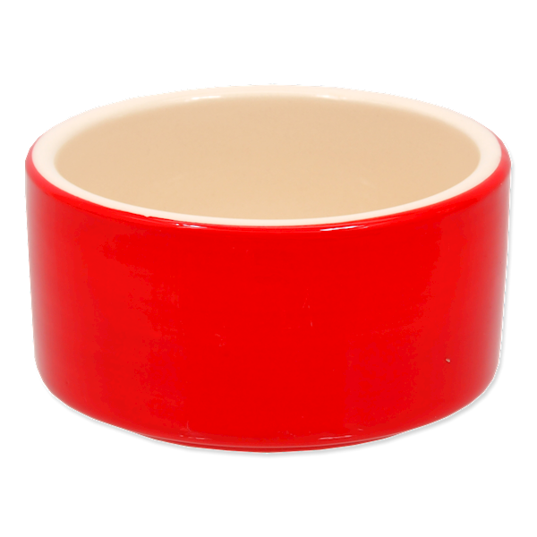 PL MISKA CERAMICZNA 10x5 KRÓLIK CZERWONA