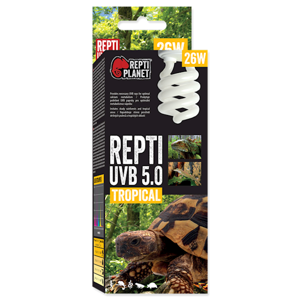 PL ŻARÓWKA COMPACT UVB 5.0 26W REPTI PLANET