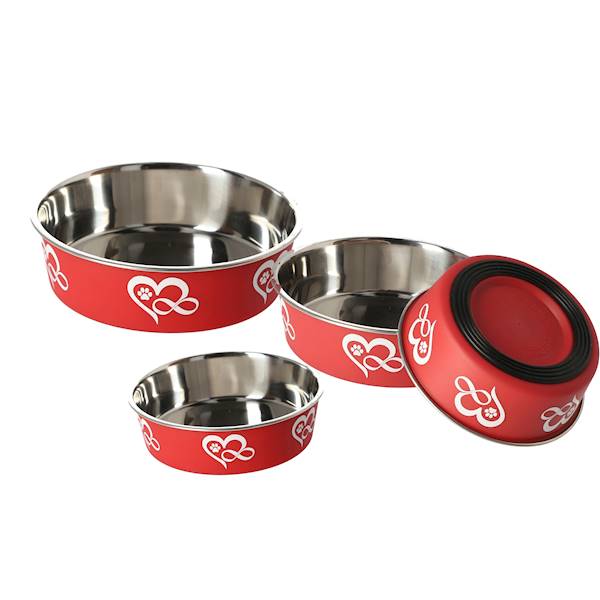 DG MISKA BONITA 0,75L 17CM CZERWONA