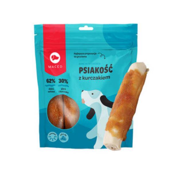 MACED PAŁKA BIAŁA Z KURĄ 500G/20CM