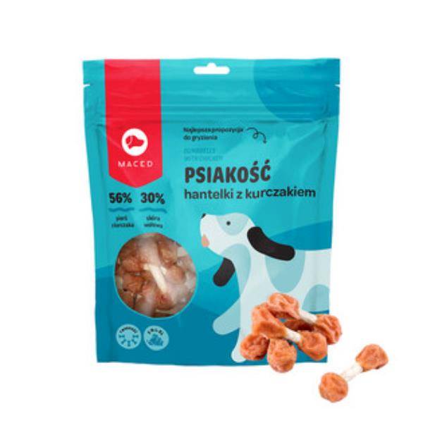 MACED HANTELKI KOSTKI Z KURCZAKIEM 500G
