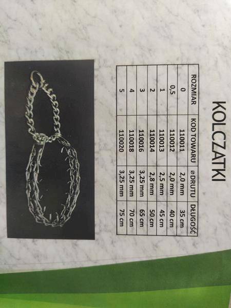 MA KOLCZATKA CHROM NR 1 45CM/2,5MM 