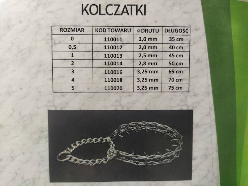 MA KOLCZATKA CHROM NR 2 48CM/2,8MM