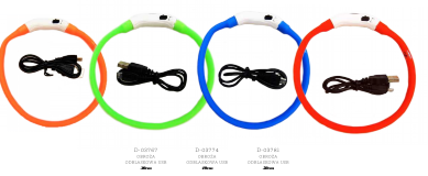 DELFIN OBROŻA LED ODBLASKOWA 30CM USB