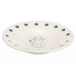 TX MISKA CERAM. KOT KRÓTKOPYSKI 15CM BIAŁA