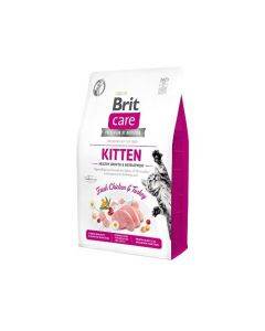 BRIT CARE CAT 2KG GRAIN FREE KITTEN KURCZAK&INDYK