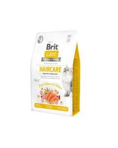 BRIT CARE CAT 2KG GRAIN FREE HAIRCARE ŁOSOŚ&KURCZ