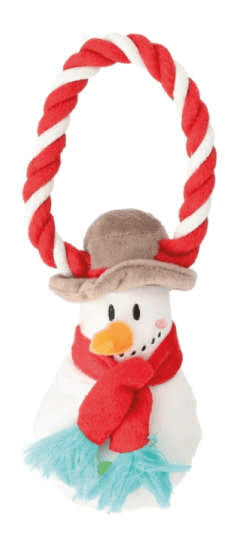 DG ZABAWKA DLA PSA PLUSZ ZE SZNUREM BAŁWAN 18CM