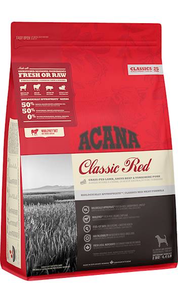 ACANA RED MEAT DOG 2KG woł, jagnięcinę i wieprz